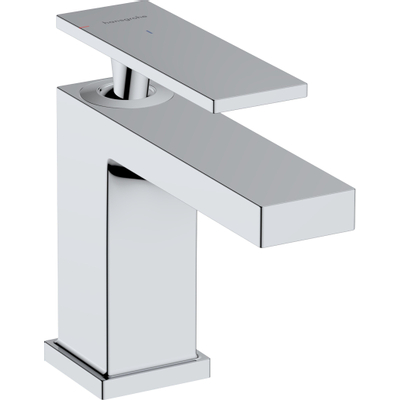 Hansgrohe Tecturis E Wastafelmengkraan - zonder afvoer - coolstart - zonder afvoer - 12.2cm uitloop - chroom