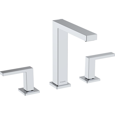 Hansgrohe Tecturis Wastafelkraan - mengkraan - 15.8cm uitloop - 3-gats - chroom