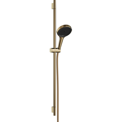 Hansgrohe Rainfinity doucheset 130 3jet glijstang 90cm gold optic