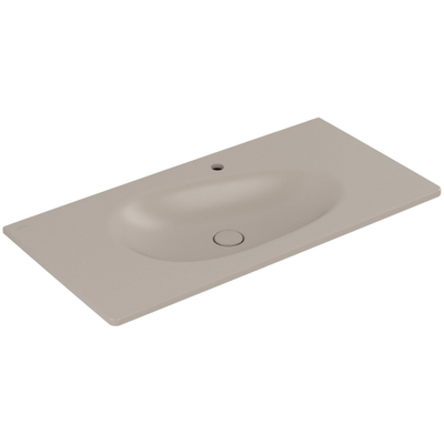 Villeroy & Boch Antao Meubelwastafel - 100 x 50 x 15 cm - Almond CeramicPlus - met verdekte overloop