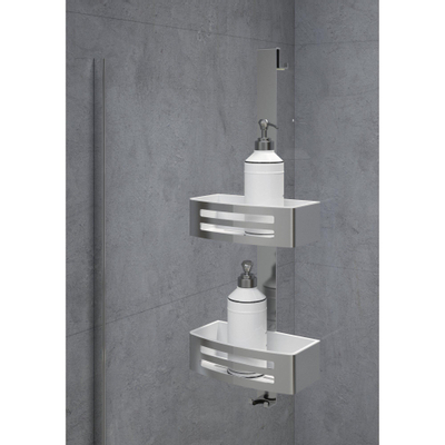 Novellini Korf H65xB22xD16cm rechthoek Metaal Chroom