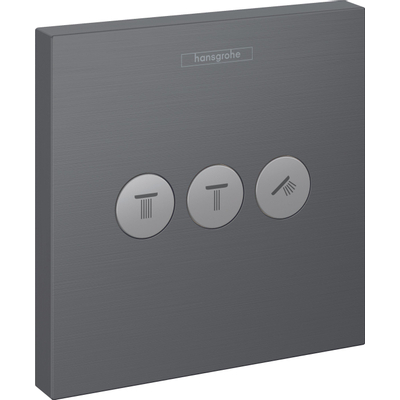 Hansgrohe Showerselect afbouwdeel stopkr m/3 stopfuncties br.black chrome