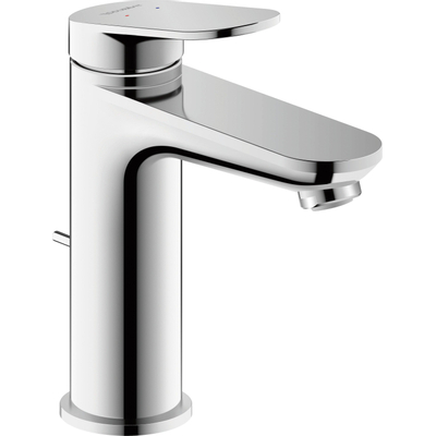 Duravit Wave Wastafelmengkraan - m-size - eengreeps - met waste - voorsprong 12.2cm - chroom glans
