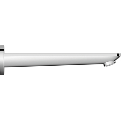 Duravit Wave Baduitloop - inbouw - voorsprong 22.2cm - chroom hoogglans