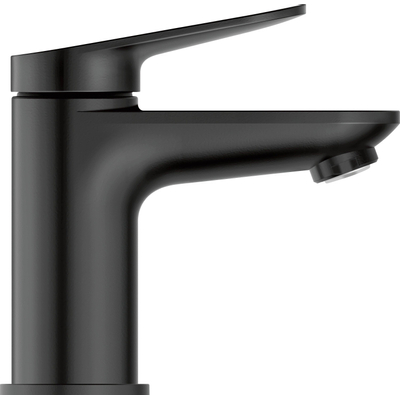 Duravit Wave Wastafelmengkraan - s-size - eengreeps - zonder waste - voorsprong 9.5cm - zwart mat