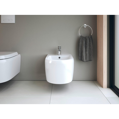 Duravit Qatego closetzitting softclose 36.9x46.3cm afneembaar glans wit