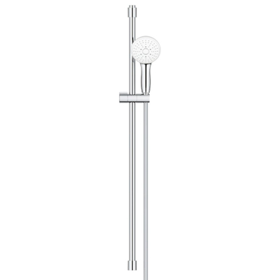 GROHE Tempesta 110 Glijstangset - 90cm - ronde haanddouche - 3 straalsoorten - gladde doucheslang - chroom