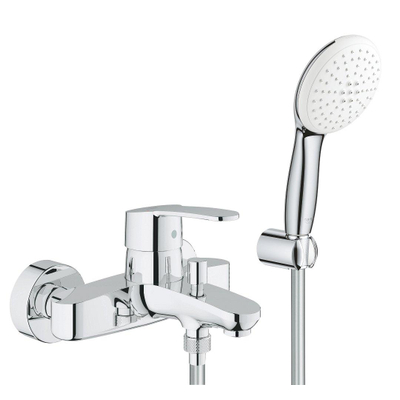 GROHE Eurostyle Cosmopolitan Badmengkraan - met doucheset - met omstel - chroom