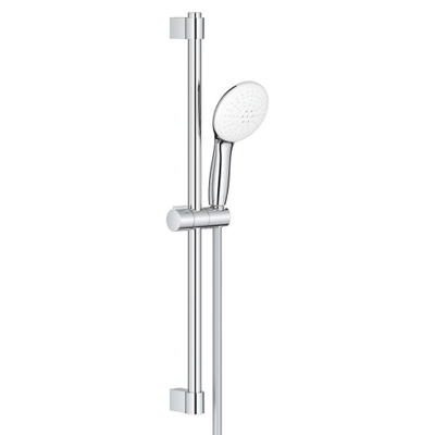 GROHE Tempesta 110 Glijstangset - 60cm - ronde handdouche - 2 straalsoorten - 8.0 l/min - gladde doucheslang - chroom