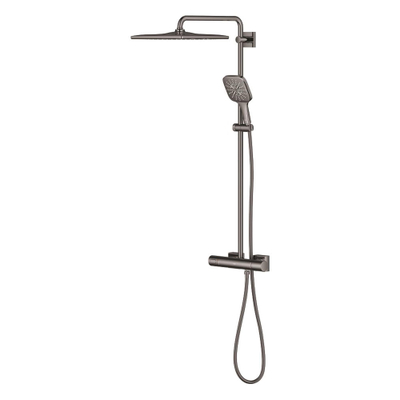 Grohe Rainshower smartactive 310 cube douchesysteem mono vierkant 9,5l/m h.graphite