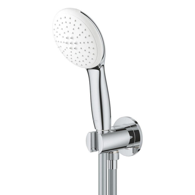 GROHE Tempesta 110 Handdoucheset - Ø11cm - 3 straalsoorten - 7.4l/min - met rozet - 150cm - chroom