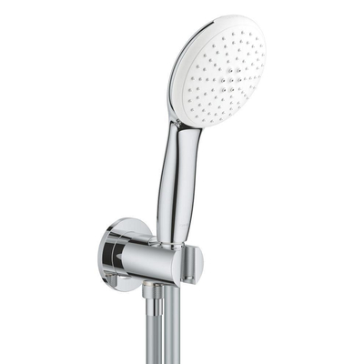 GROHE Tempesta 110 Handdoucheset - Ø11cm - 3 straalsoorten - 7.4l/min - met rozet - 150cm - chroom