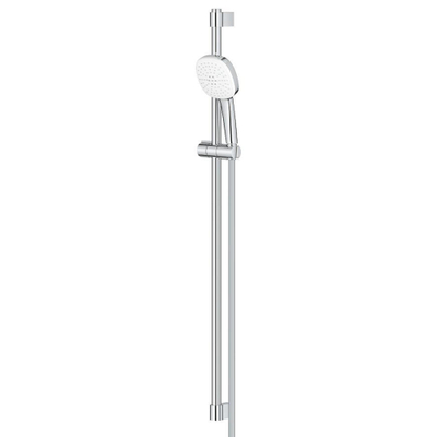 GROHE Tempesta 110 Cube Glijstangset - 90cm - vierkante handdouche - 2 straalsoorten - gladde doucheslang - chroom