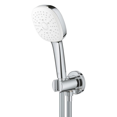 GROHE Tempesta 110 Cube Handdoucheset - Ø11cm - 3 straalsoorten - met wandaansluitbocht - 150cm - chroom.