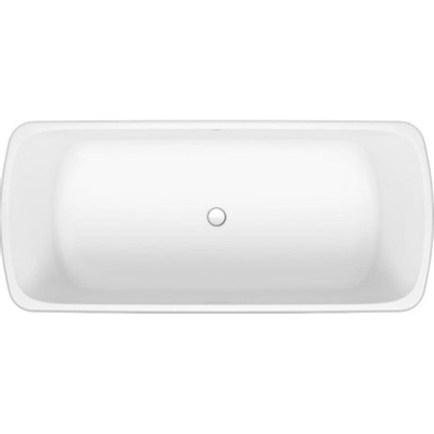 Duravit Qatego bad vrijstaand 180x80cm mat wit