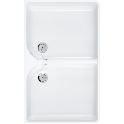 Villeroy & Boch O'novo gootsteen dubbel 90x55cm wit