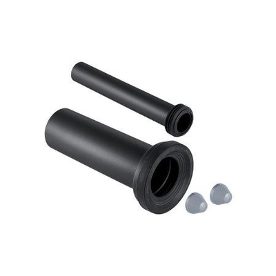 Geberit Toestelaansluiting aansluitgarnituur PE voor wandcloset Ø110mm verlengd 10cm 30cm m. afdichtrubber