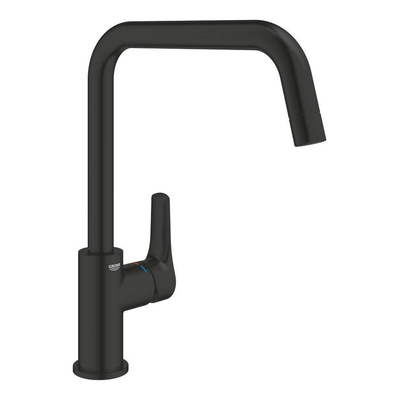 GROHE Eurosmart Keukenmengkraan - 22.8cm - hoge uitloop - matte black