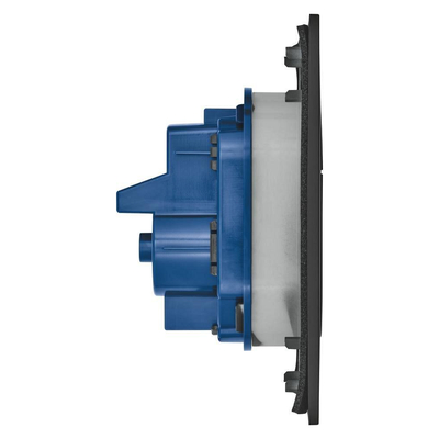 GROHE Arena Cosmopolitan S Bedieningsplaat - 17.2x13cm - dualflush - phantom black