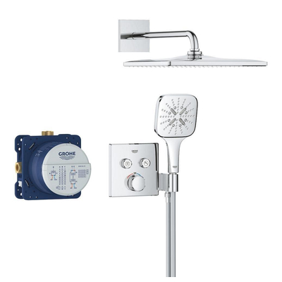 Grohe Grohtherm smartcontrol Perfect inb.therm. hoofddoucheset 31cm chr
