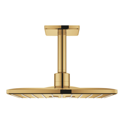 GROHE Rainshower SmartActive 310 Cube Hoofddouche - 31cm - 2 straalsoorten - plafondarm 14.2cm - cool sunrise