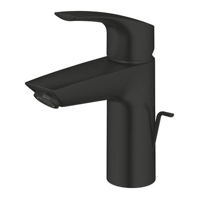 GROHE Eurosmart Wastafelmengkraan - S-size - met trekwaste - matte black