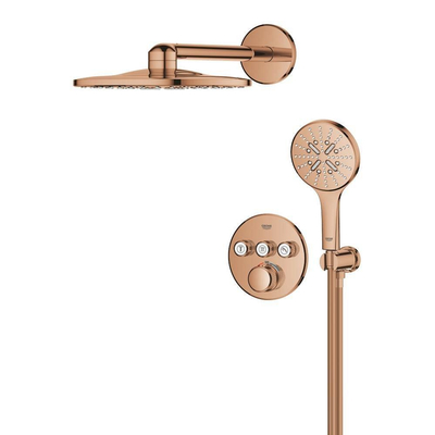 Grohe Grohtherm smartcontrol Perfect showerset compleet warm sunset