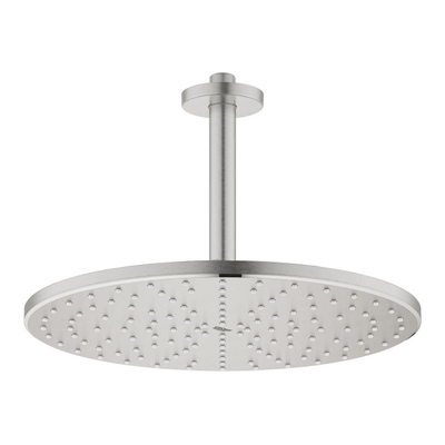GROHE Rainshower Mono 310 Hoofddouche - 31cm - 1 straalsoort - plafondarm 14.2cm - supersteel