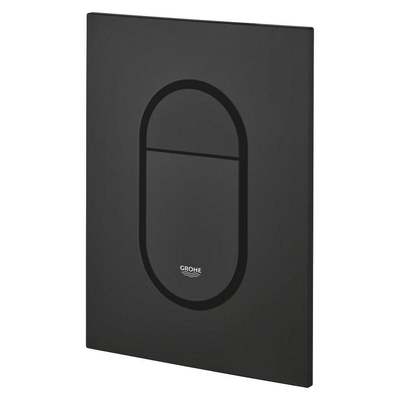 GROHE Arena Cosmopolitan S Bedieningsplaat - 17.2x13cm - dualflush - phantom black