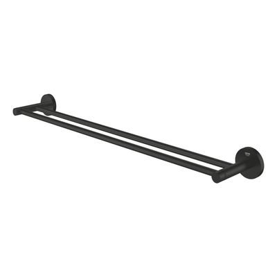 GROHE Essentials Handdoekhouder - 60cm - dubbel - matte black