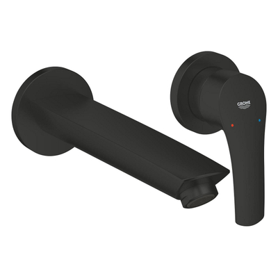 GROHE Eurosmart Wastafelmengkraan - M-size - 2 gats - matte black