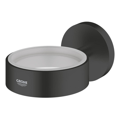 GROHE Essentials Wandhouder - voor zeepdispenser/zeepchaal/glas - mat zwart