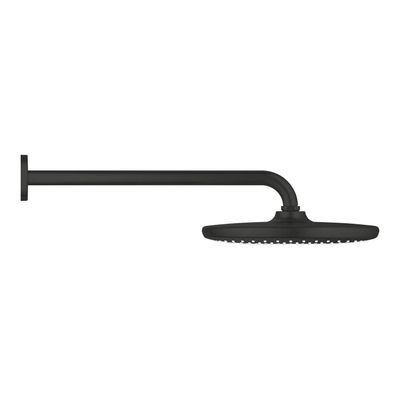 GROHE Tempesta 250 Hoofddouche - 25cm - 1 straalsoort - wandarm 38cm - mat zwart