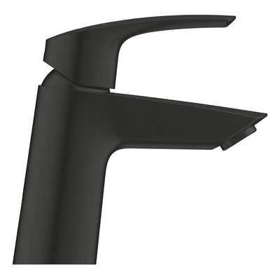 GROHE Eurosmart Wastafelmengkraan - S-size - met push-open waste - schuin - matte black