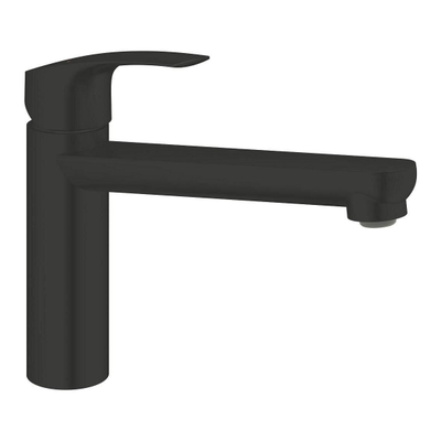 GROHE Eurosmart Keukenmengkraan - 22.2cm - draaibare uitloop - matte black