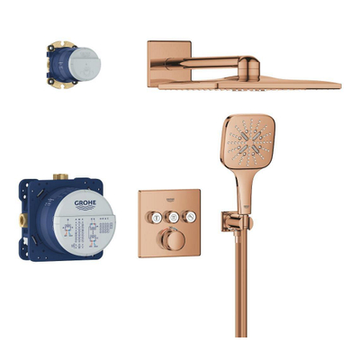 Grohe Grohtherm smartcontrol Perfect showerset compleet warm sunset