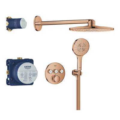 Grohe Grohtherm smartcontrol Perfect showerset compleet warm sunset