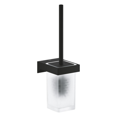 GROHE Selection Cube Toiletborstelhouder - wandmontage - vierkant - gesloten - phantom black