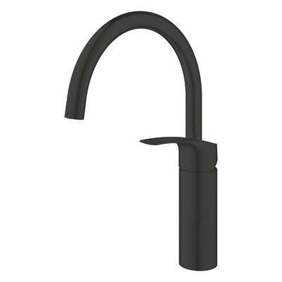 GROHE Eurosmart Keukenmengkraan - 18.3cm - hoge uitloop - matte black