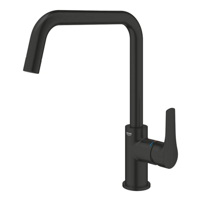 GROHE Eurosmart Keukenmengkraan - 22.8cm - hoge uitloop - matte black