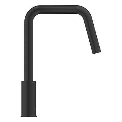 GROHE Eurosmart Keukenmengkraan - uittrekbare uitloop - 2 straalsoorten - matte black