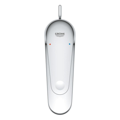 GROHE Euroeco Wastafelmengkraan - s-size - met trekwaste - chroom