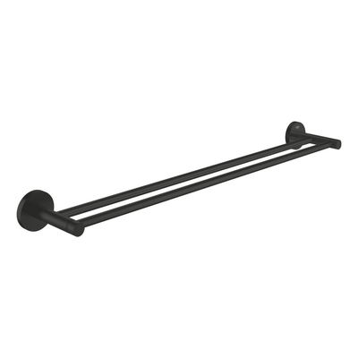GROHE Essentials Handdoekhouder - 60cm - dubbel - matte black