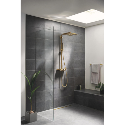 Grohe Euphoria SmartControl System310 cube duo douchesysteem m. douchekraan thermostatischHOH=15cmm. Euphoria hoofdd. SmartActive + handd.Cube stickcool sunrise