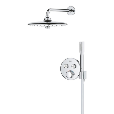 GROHE Grohtherm Smartcontol Perfect Euphoria Doucheset - inbouw thermostaat - hoofdoucheset - 26cm - chroom