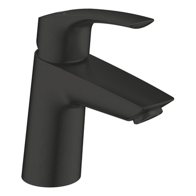 GROHE Eurosmart Wastafelmengkraan - S-size - met push-open waste - schuin - matte black