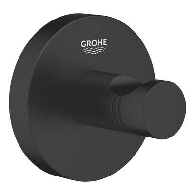 GROHE Essentials Handoekhaak - enkel - matte black