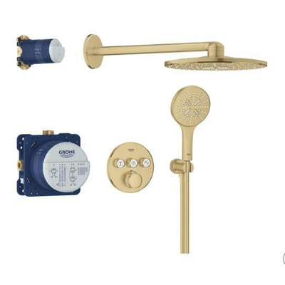 Grohe Grohtherm smartcontrol Perfect showerset cool sunrise geborsteld