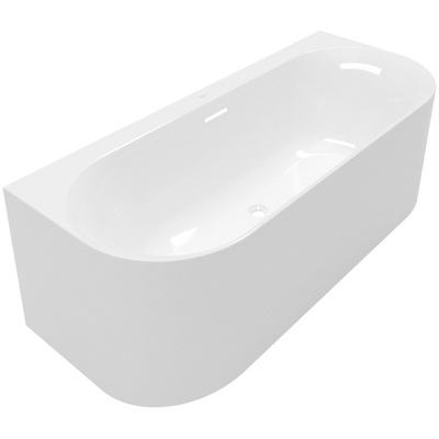 Villeroy & Boch Loop & friends half vrijstaand bad - 180x80cm - Acryl Wit Alpin glans