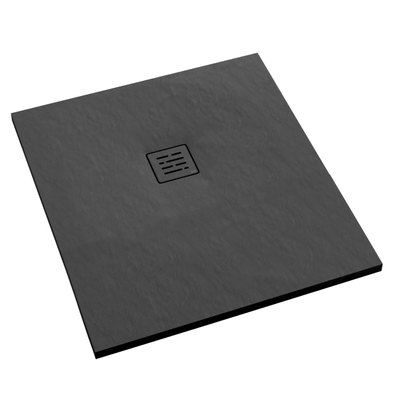 Aco Showerdrain douchevloer - 90x90x3.5cm - lichtgewicht composiet - antislip - antraciet